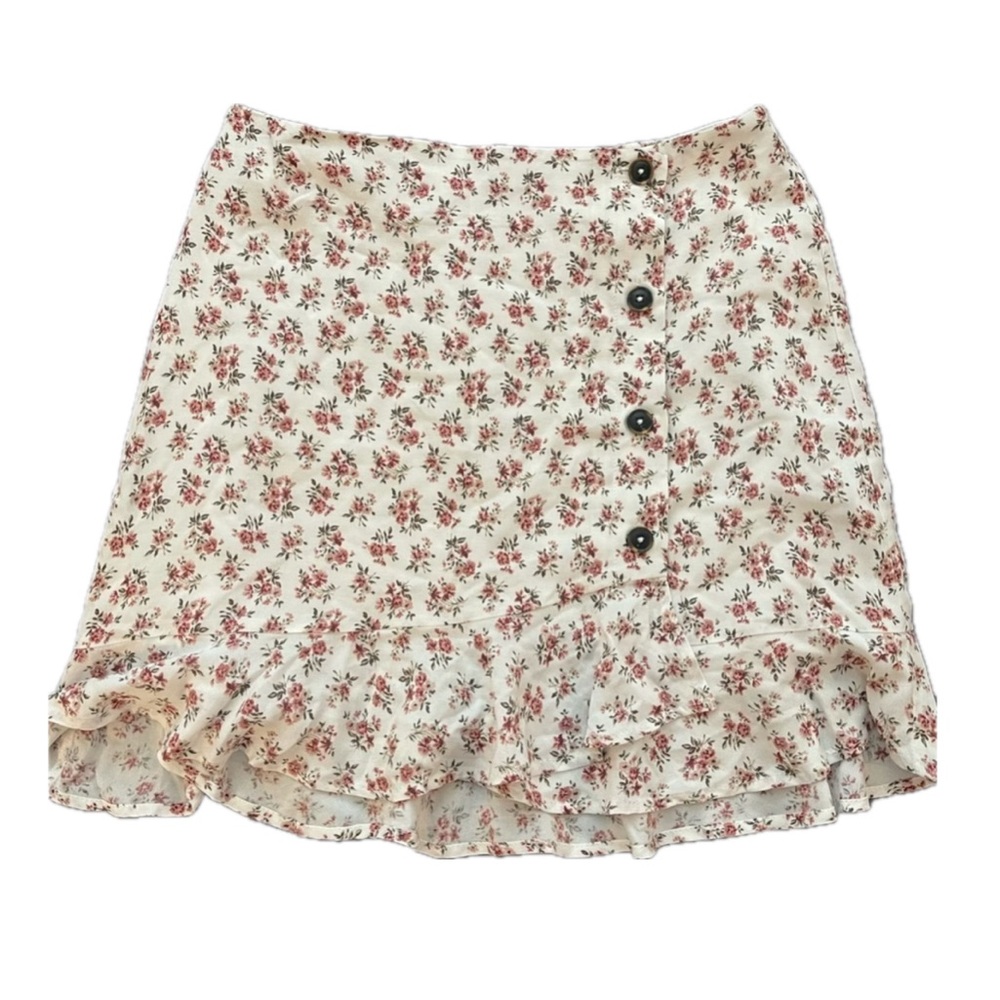 Hollister Preppy Mini Floral Skirt